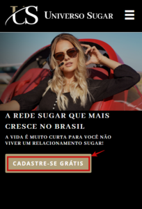 Como se cadastrar no Universo Sugar