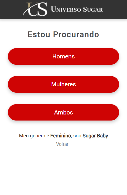 cadastro Universo Sugar