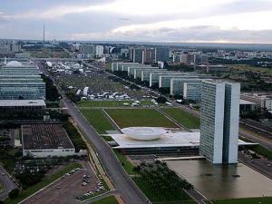 Imagem aérea de Brasília