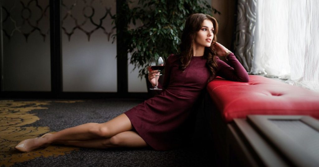 Mulher em um relacionamento maduro